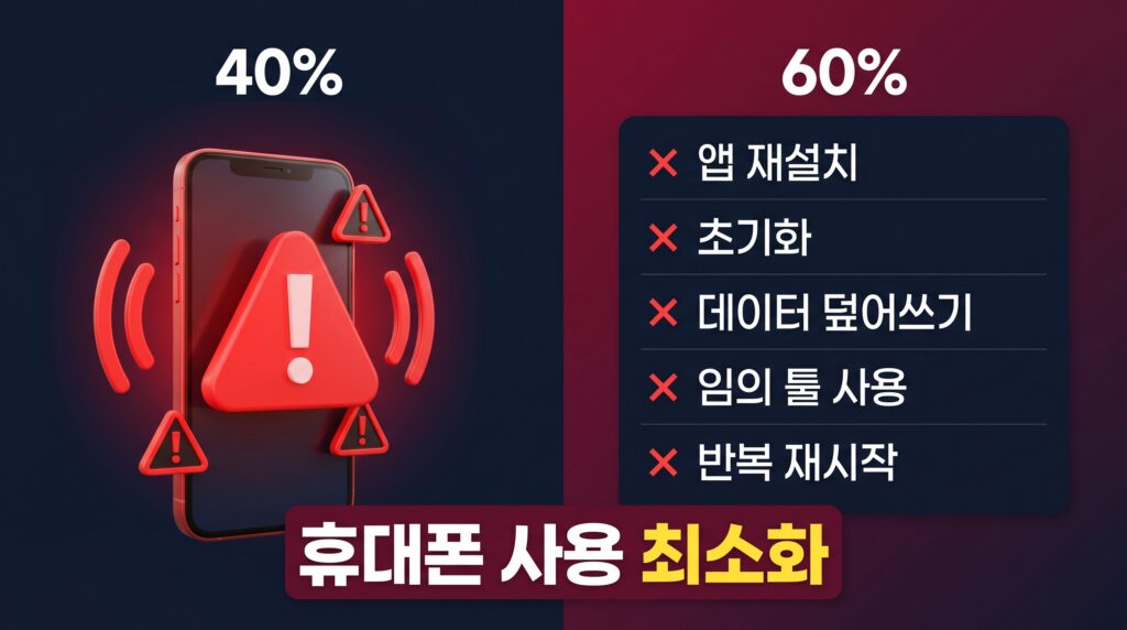 카카오톡 대화내용 복구 전 반드시 확인해야 할 주의사항 체크리스트 이미지